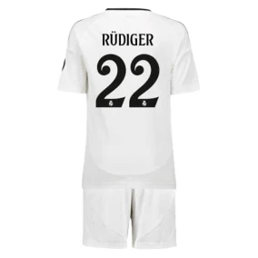 Real Madrid Rüdiger Hjemmedrakt Barn 2024/2025